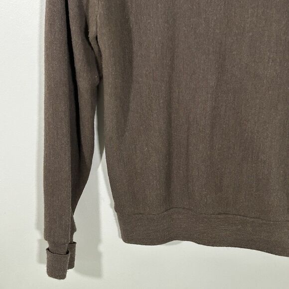 Vintage Steeplechase Cardigan Sweater Men's Size Medium Brown Grandpa Classic - Picture 7 of 8